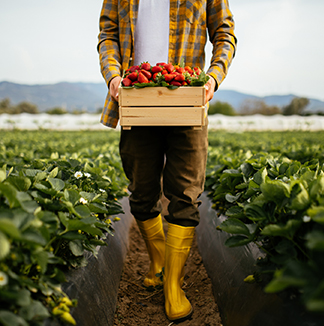 food farm strawberries