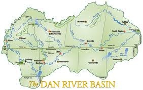 map of the Dan River Basin