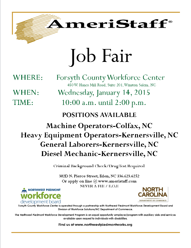 Ameristaff Job Fair