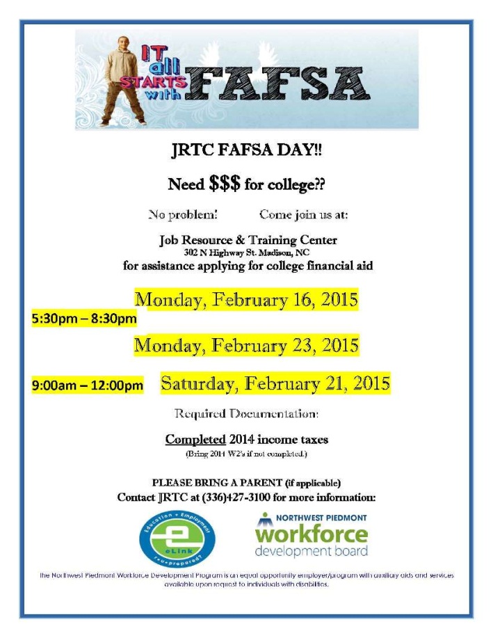 JRTC FAFSA Day