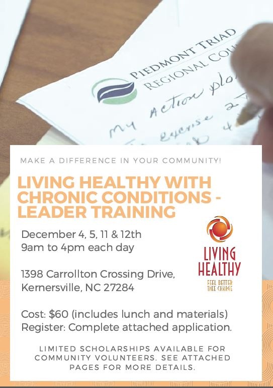 Living Healthy Leader Training Dec 2017