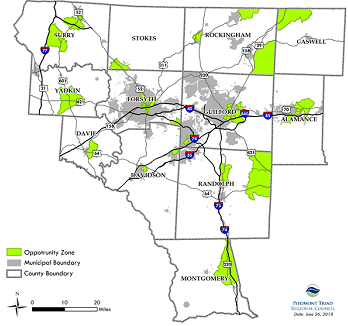 Opportunity Zone map